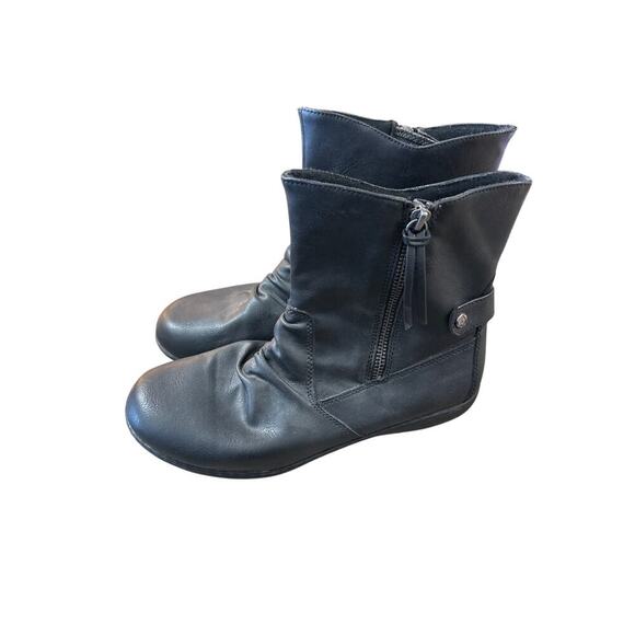 Sporto Mila Women's black leather strap size zip dressy boot size 7.5 - Picture 1 of 6